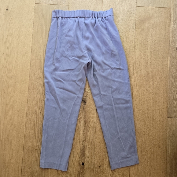 ARITZIA BABATON CONAN CROP PANT LIGHT BLUE  PURPLE - 2 - Picture 4 of 11